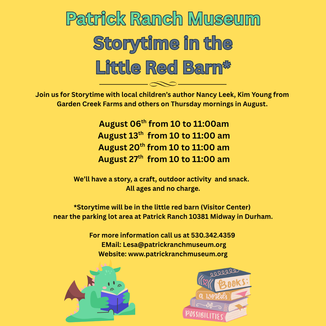August Storytime Flyer