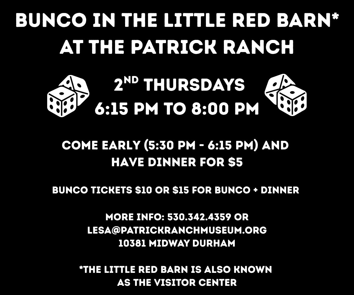 Bunco in the Barn Flyer